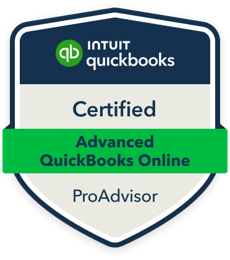 Intuit QuickBooks Certified Advanced QuickBooks Online ProAdvisor badge
